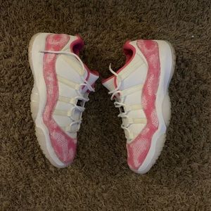 Jordan 11 Pink Snakeskin